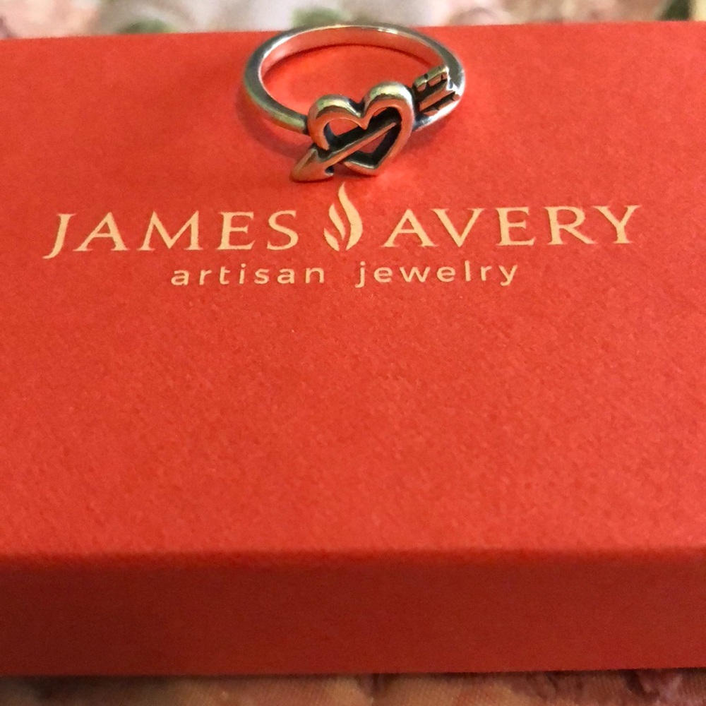 Heart with Arrow James Avery Ring